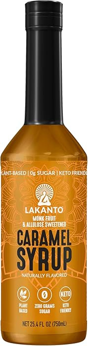 Lakanto Simple Flavoring Syrup - Monk Fruit Sweetener with Allulose, Perfect for Coffee, Tea, Coc... | Amazon (US)