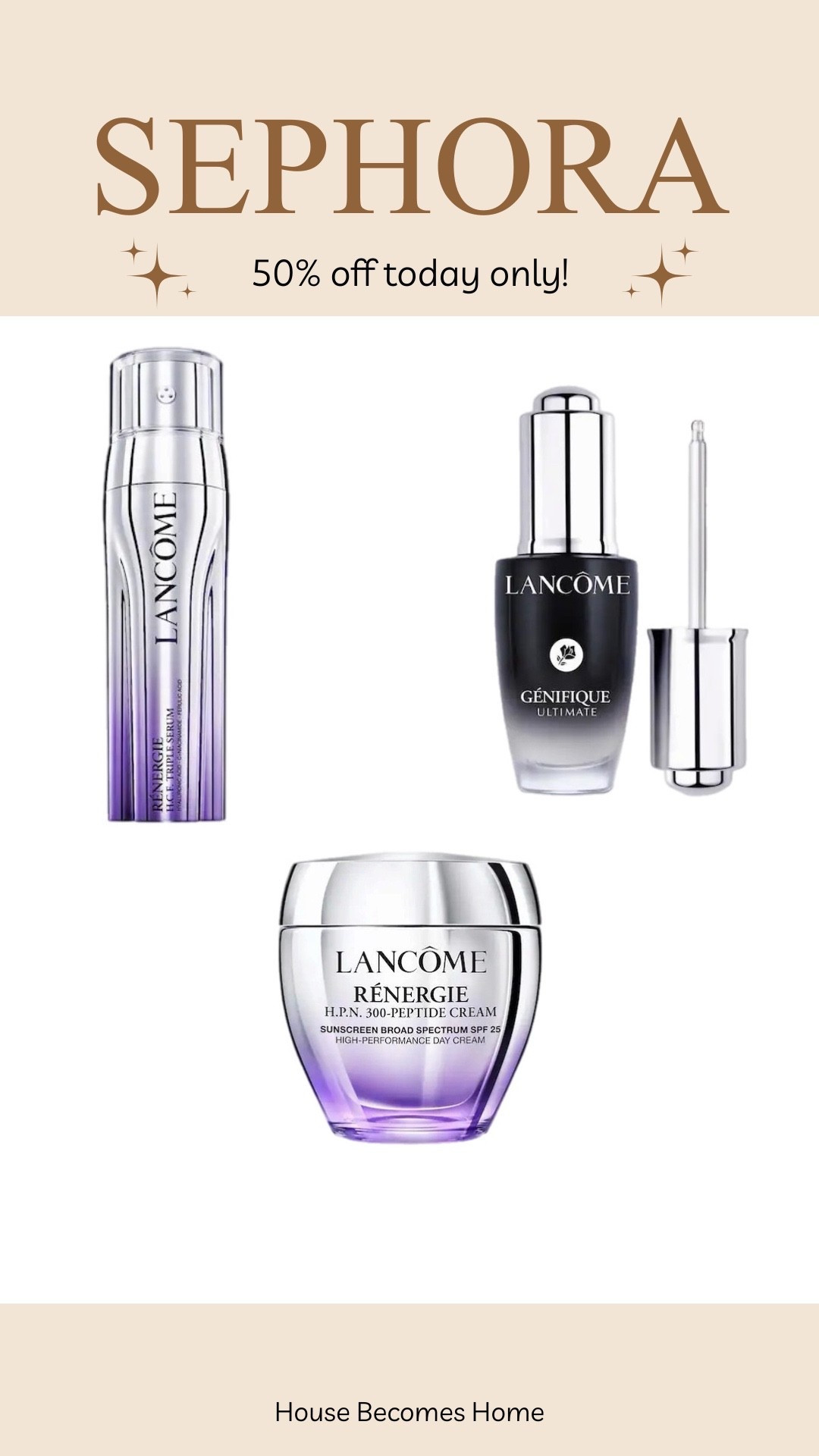 Sephora 50% off today only!!!




#LTKFindsUnder50 #LTKSaleAlert #LTKBeauty