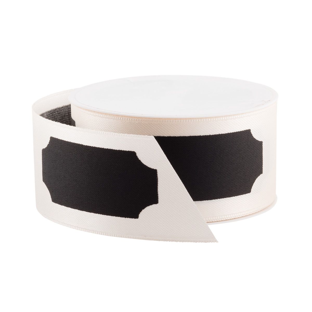 Ribbon Chalkboard Label White | The Container Store
