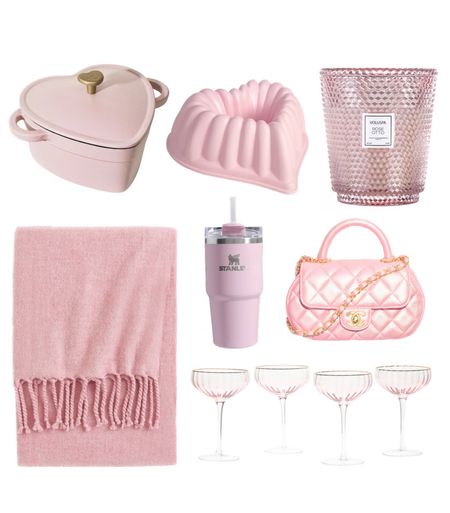 Valentine’s Day finds 💗 pink throw blanket, Chanel bag, heart Dutch oven pink champagne coupes glassware pink Stanley cup voluspa rose pink candle 

#LTKsalealert #LTKfindsunder50 #LTKhome