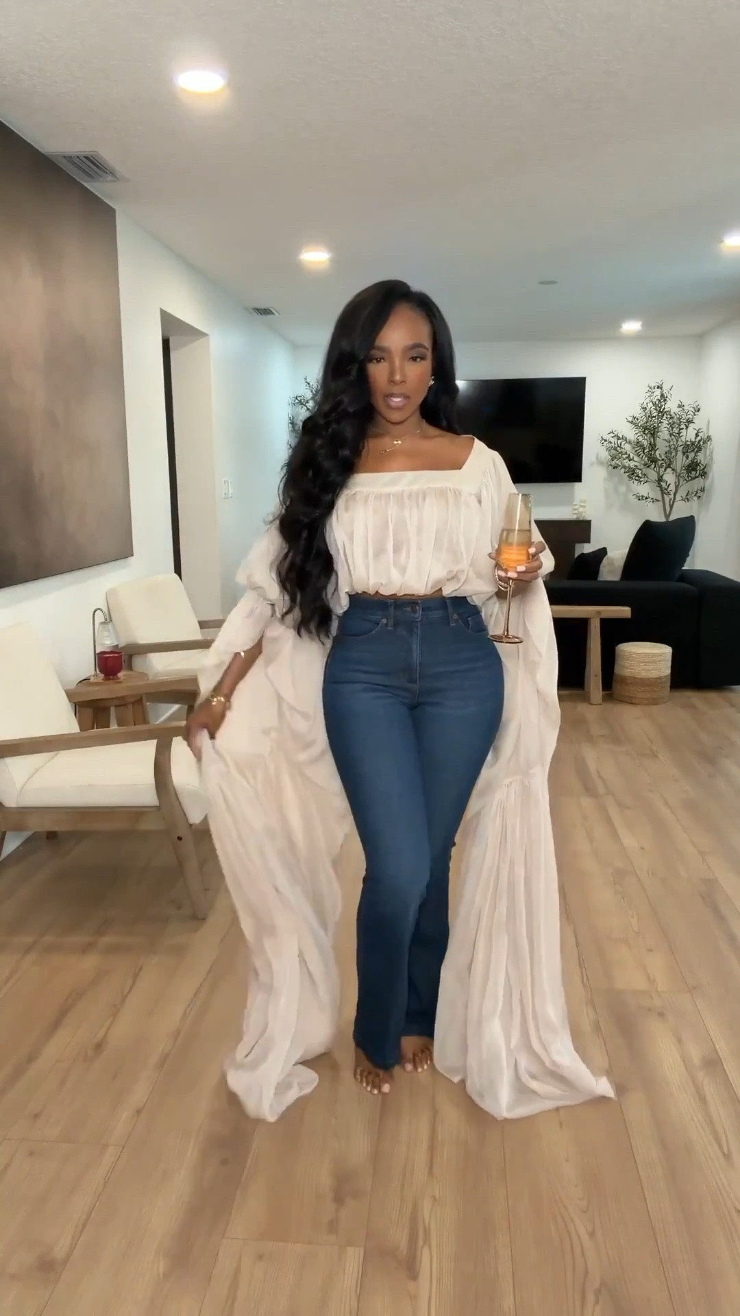 Scroll to shop! ✨ Everything from this look is linked below. 👇🏽    Wearing: Size Small | 5’4” | 140 lbs  📲   Download the FREE LTK app & follow me (@kirasfashionfinds) to shop all my daily finds.  #LTKootd #LTKPetite #LTKU