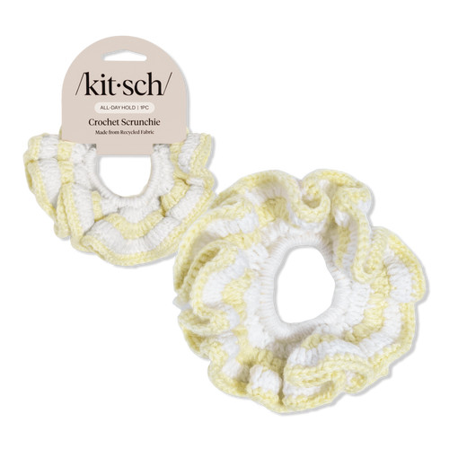 Butter Yellow Crochet Hair Scrunchie - Kitsch | Ulta Beauty | Ulta