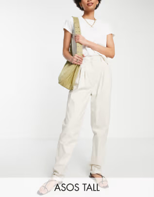ASOS DESIGN Tall chino pants in stone | ASOS (Global)