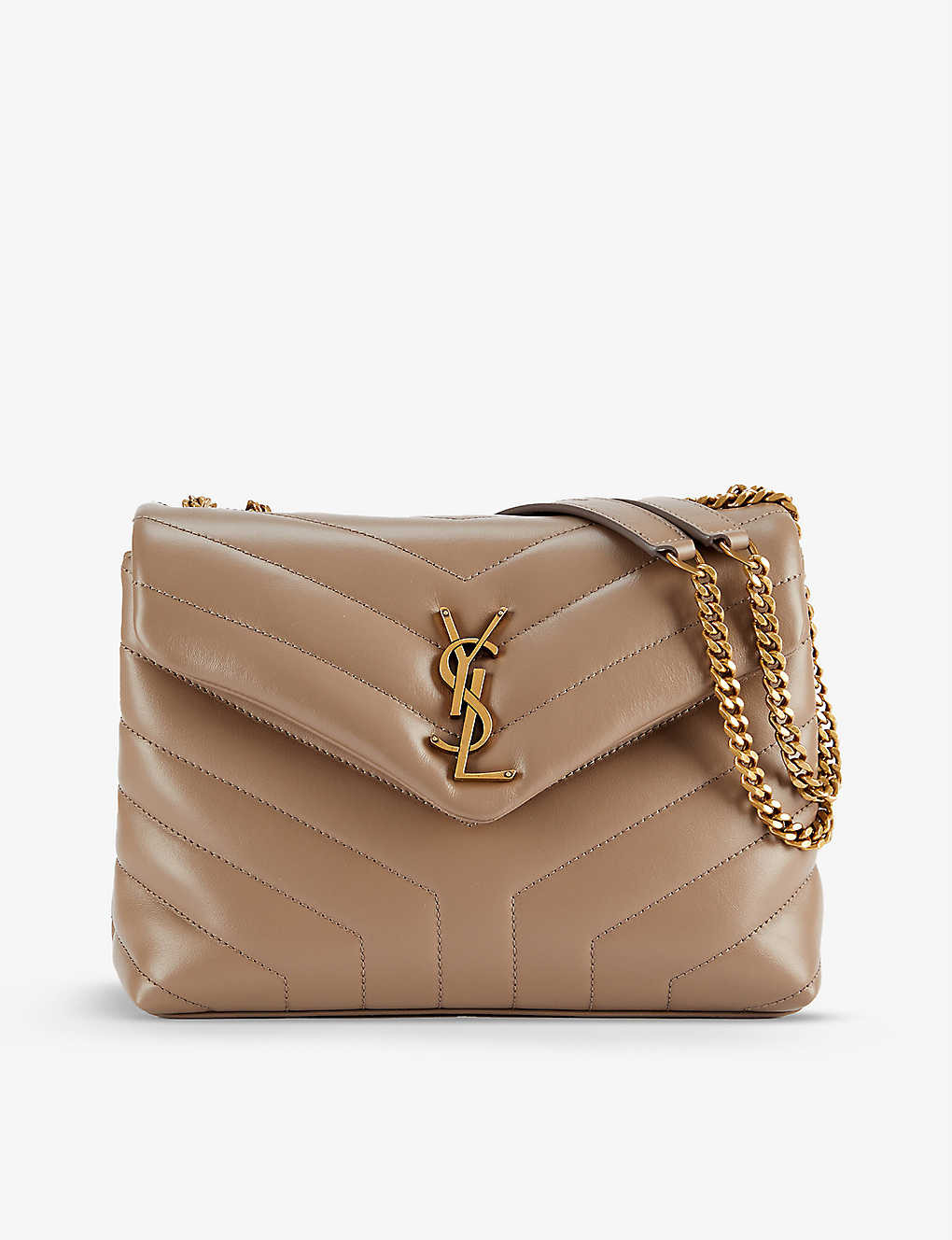 SAINT LAURENT
          
          Loulou small leather shoulder bag | Selfridges