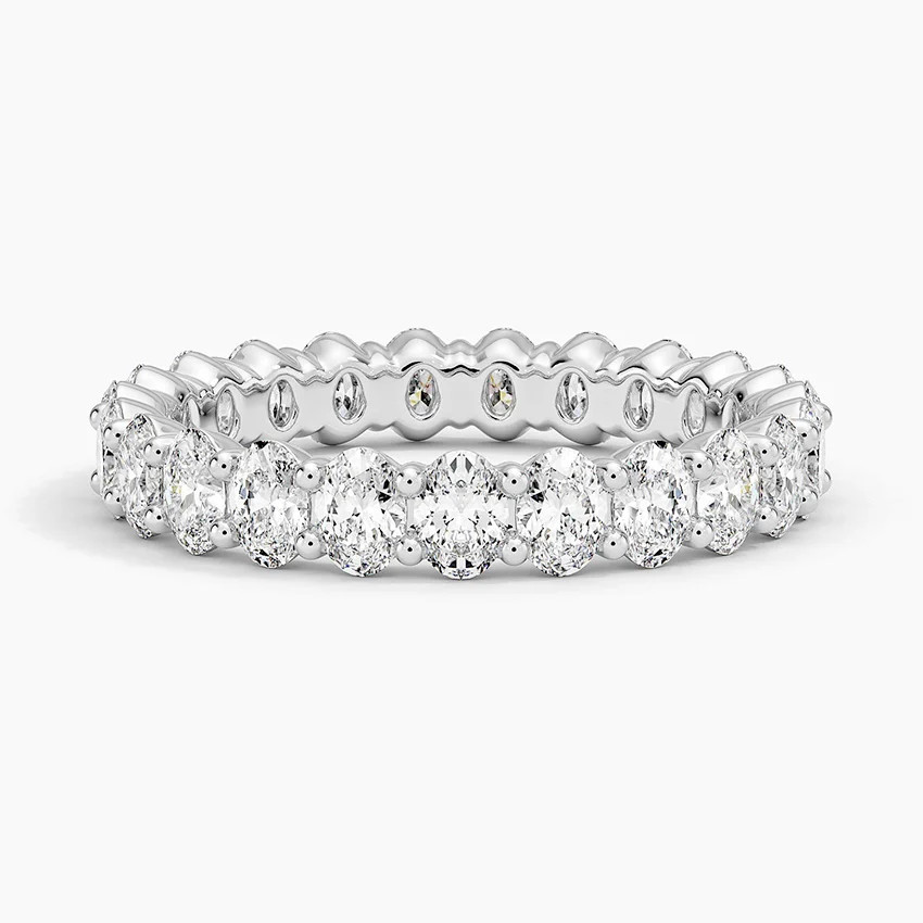 Oval Eternity Lab Diamond Ring (2 ct. tw.) in 18K White Gold | Brilliant Earth