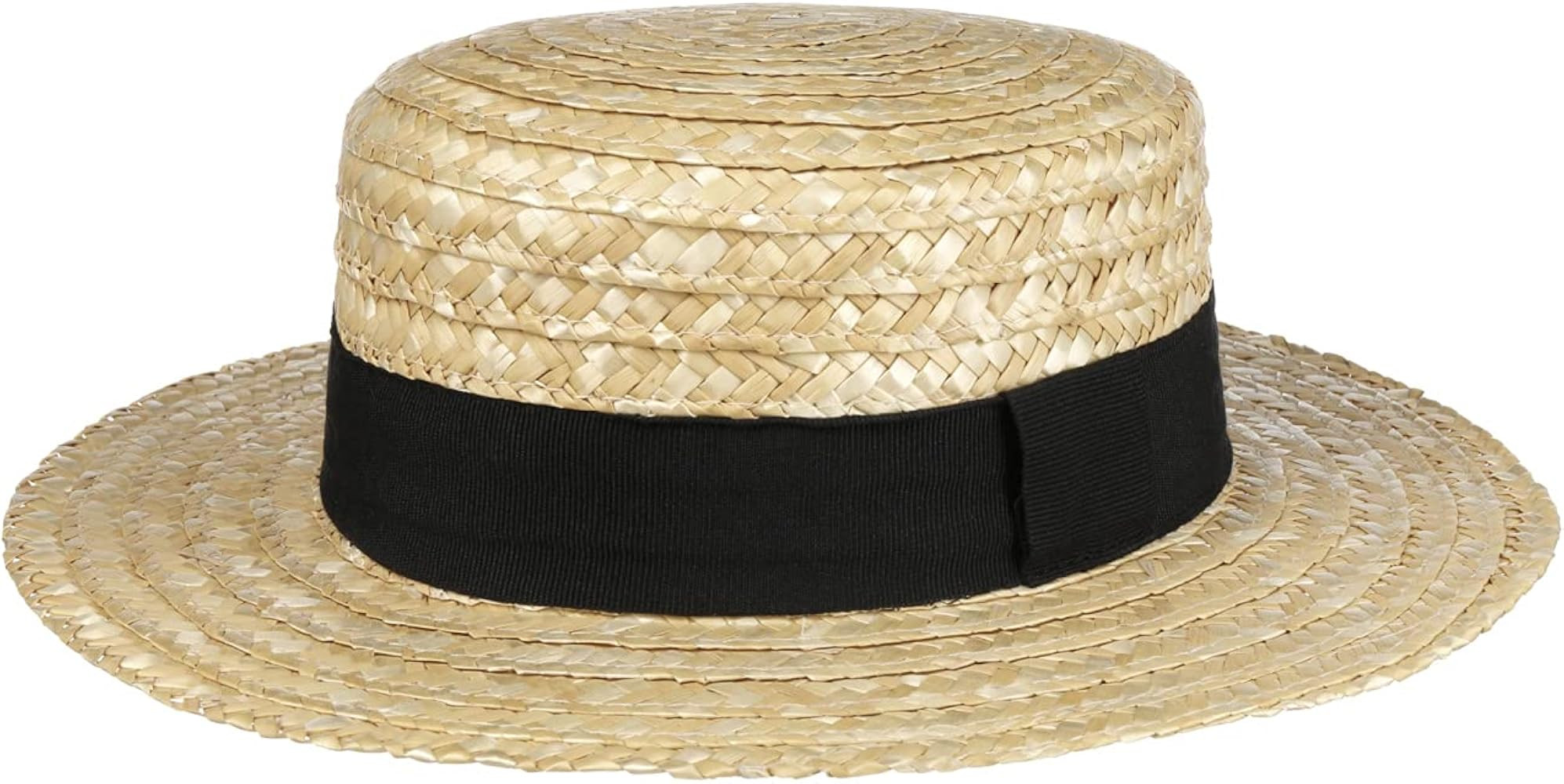 Lipodo Boater Straw Hat Women/Men | Made in Italy | Amazon (US)