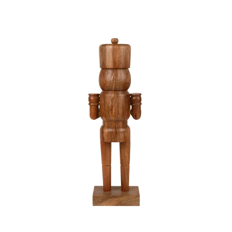 Wood Decorative Drummer Nutcracker, Dark Brown, 23.5", by Holiday Time | Walmart (US)