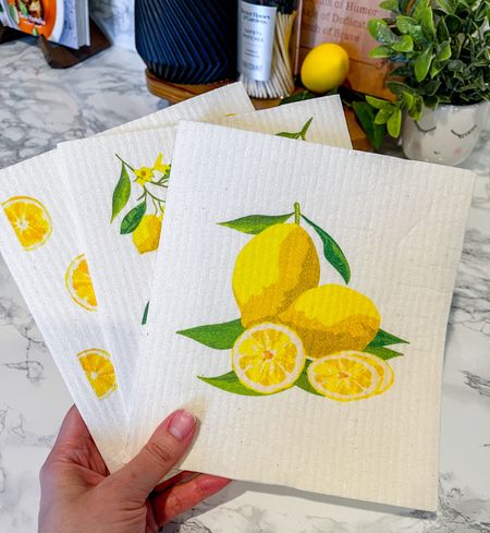 A must-have in the kitchen. Swedish Dishcloths, set of 3. Reusable, easy to clean and quick to dry. They make cute gifts! 





Cleaning Cloths Absorbent Fiber Cloth No Odor Reusable Dish Towel for Kitchen, Swedish kitchen dishcloths, kitchen must have, Amazon must have #LTKhome #LTKfindsunder50

#LTKGiftGuide #LTKSeasonal