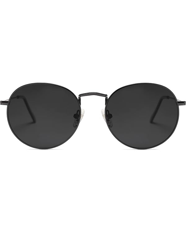 SOJOS Small Round Polarized Sunglasses for Women Men Classic Vintage Retro Shades UV400 | Amazon (US)