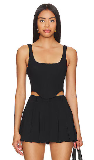x REVOLVE Fisher Top in Black | Revolve Clothing (Global)