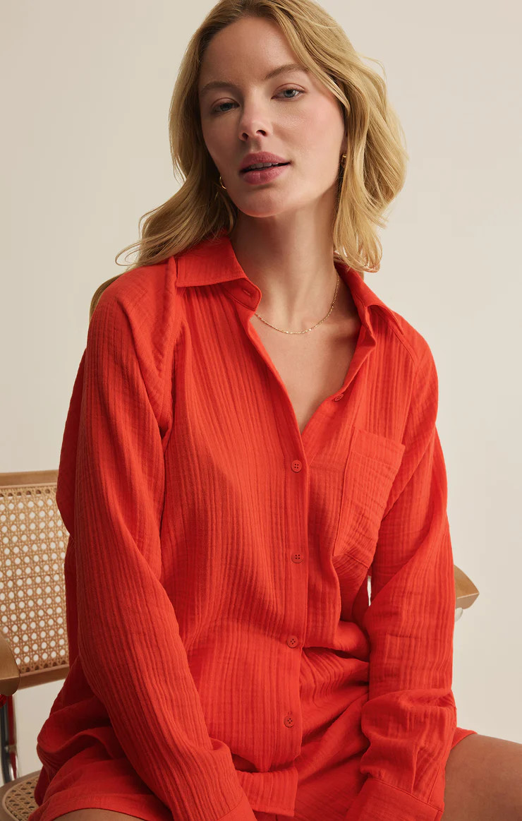 The Perfect Airy Gauze Button Up | Z Supply