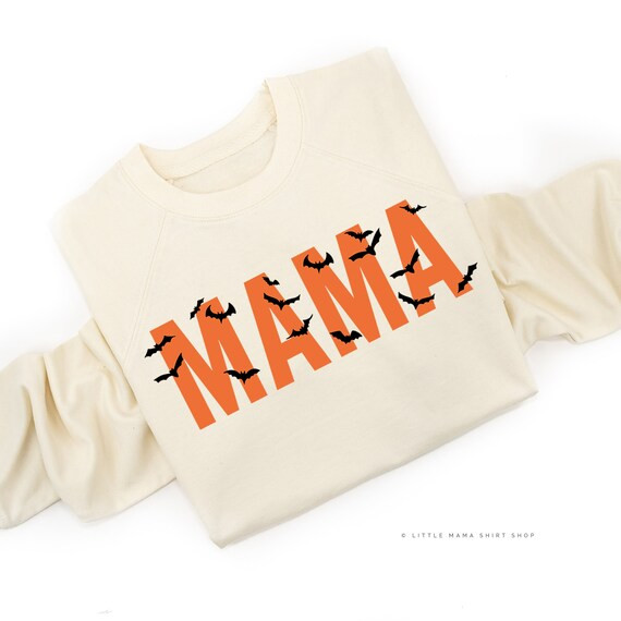 Mama  Bats  Lightweight Sweater  Long Sleeve Halloween - Etsy | Etsy (US)
