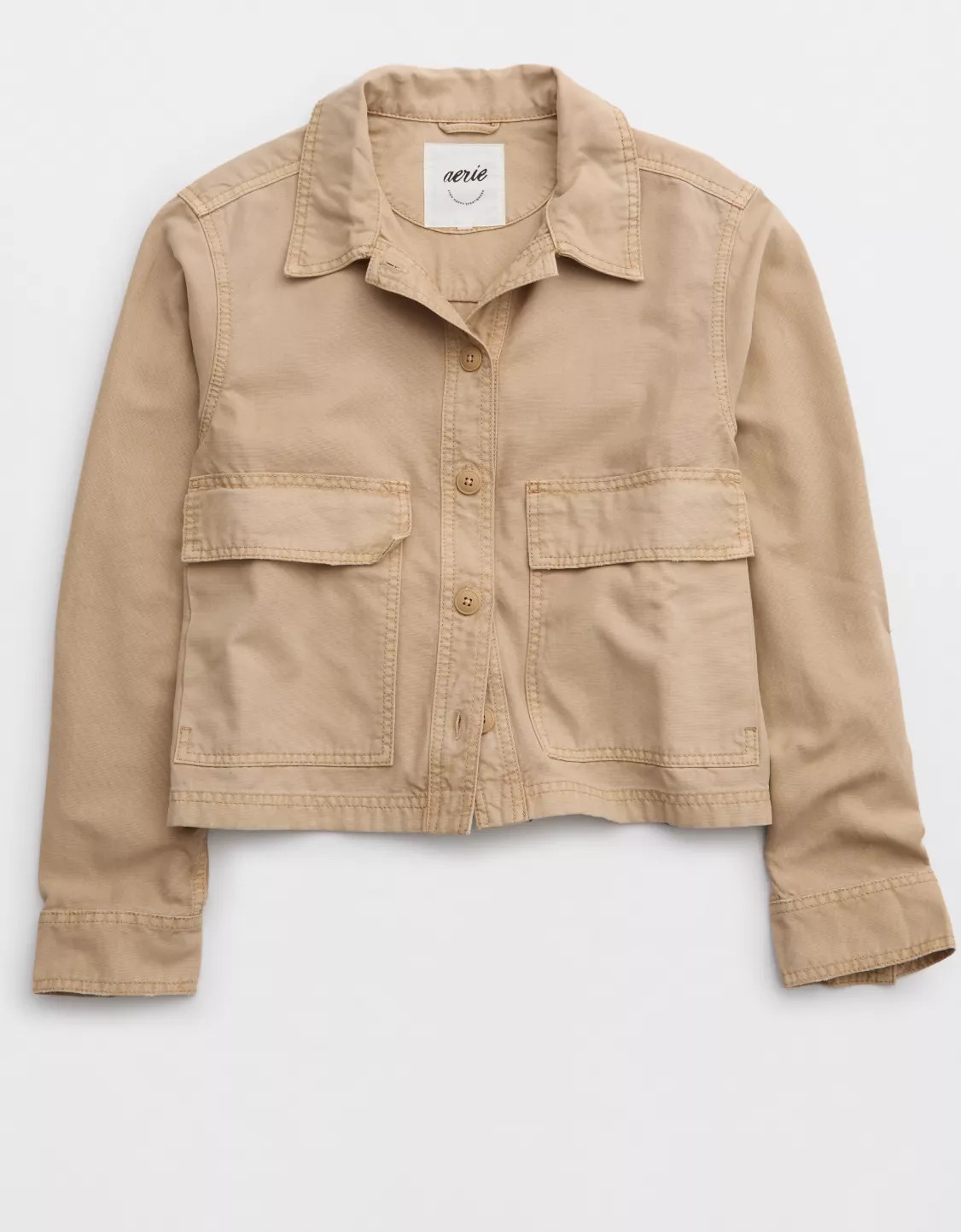 Aerie Cropped Chore Jacket | Aerie