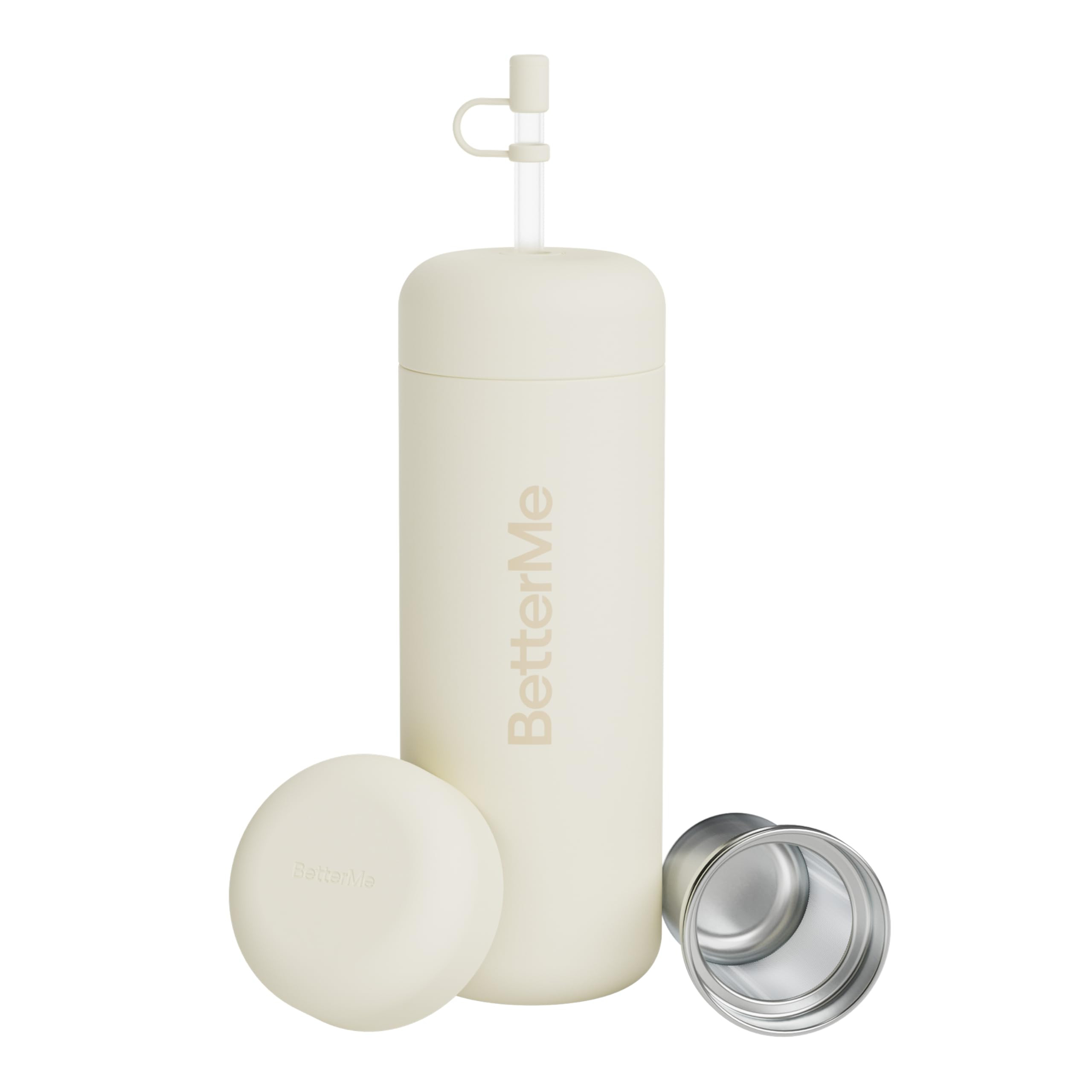 BetterMe Water Bottle – Insulated Stainless Steel Water Bottle – Reusable Metal Sports Bottle... | Amazon (US)