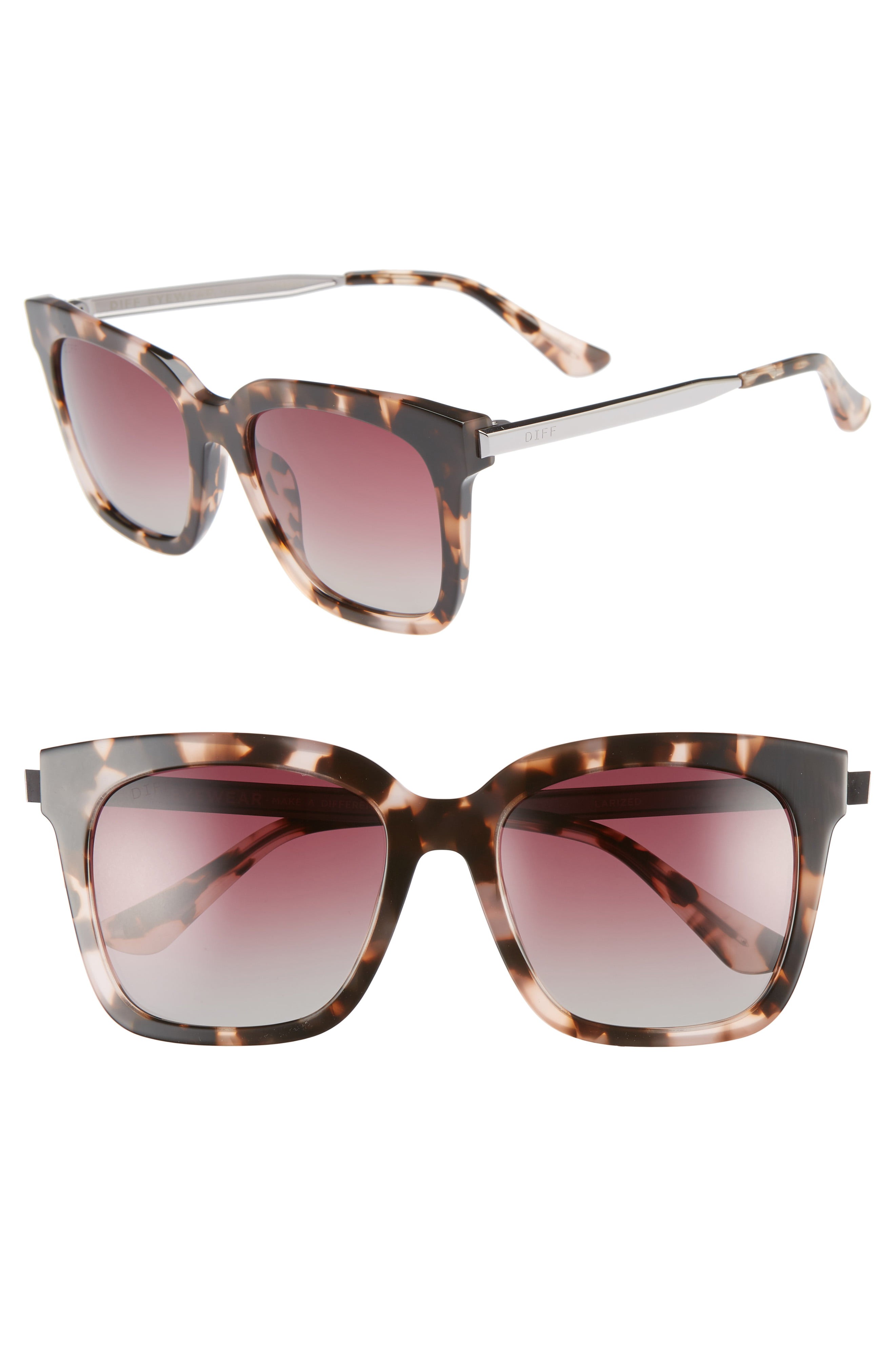 DIFF Bella 52mm Polarized Sunglasses | Nordstrom