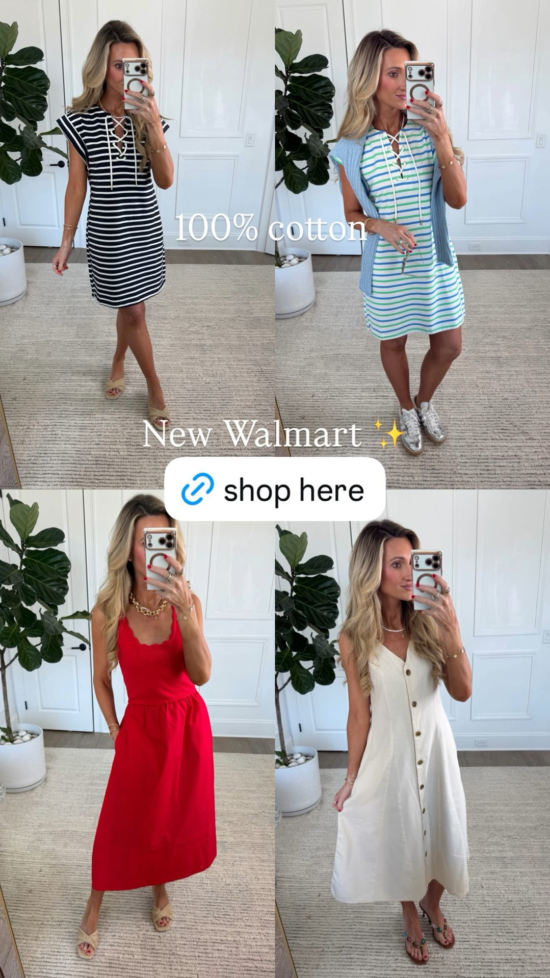 100% cotton New Walmart ✨

#LTKSaleAlert #LTKMothersDay #LTKSeasonal