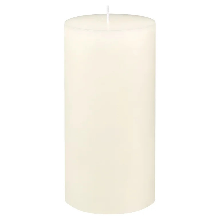 Mainstays Unscented Pillar Candle, 3 x 6 inches, Ivory | Walmart (US)
