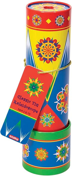 Schylling Classic Tin Kaleidoscope - Fun, Colorful Pattern-Changing Toy - Durable Tin with Multic... | Amazon (US)