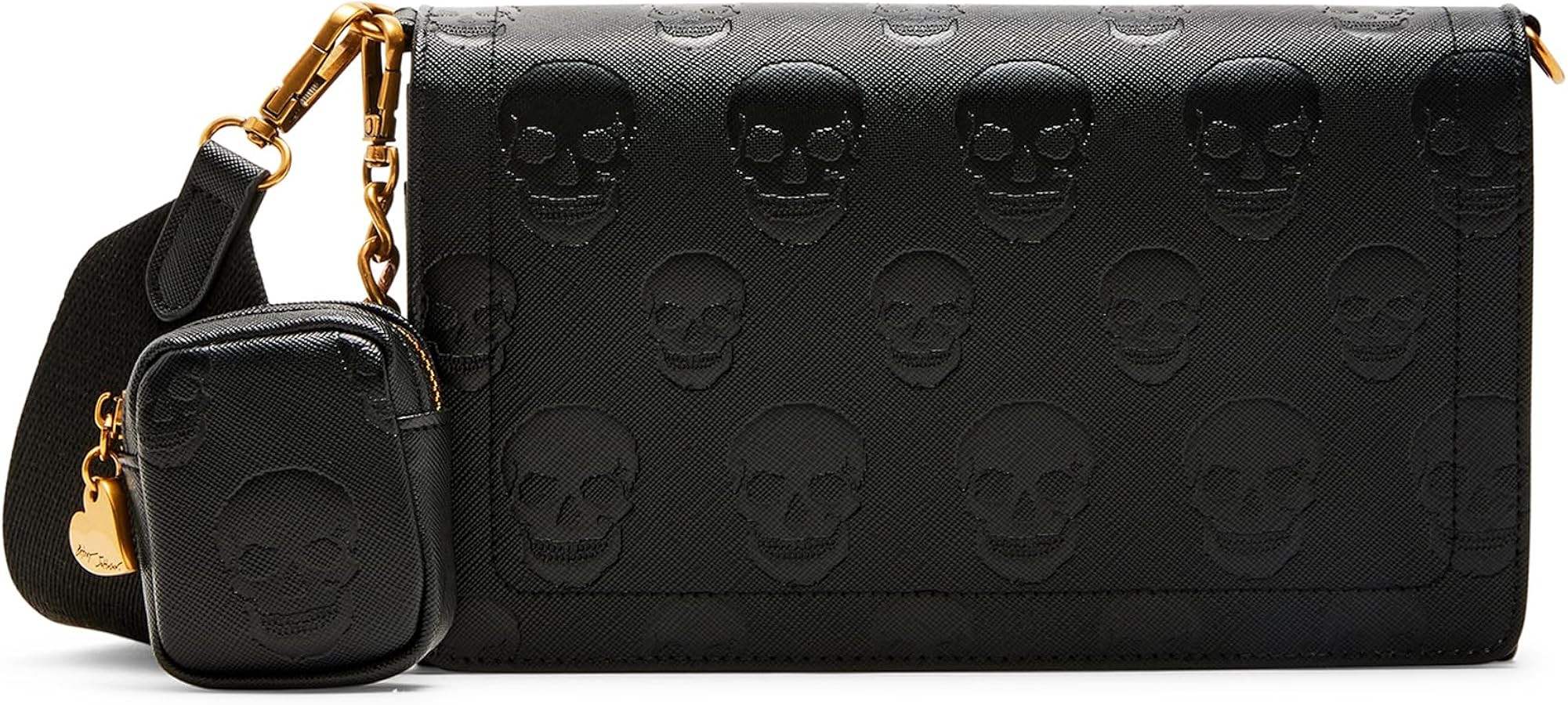 Betsey Johnson Skull Boss Wallet On A Chain, Black | Amazon (US)