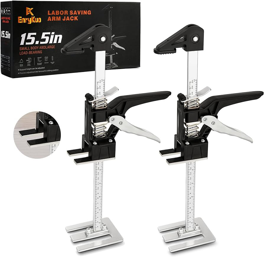 Labor Saving Arm Jack 2 Pack,15.5 Inch Multifunctional Furniture Lifter Jacks for Installing Cabi... | Amazon (US)
