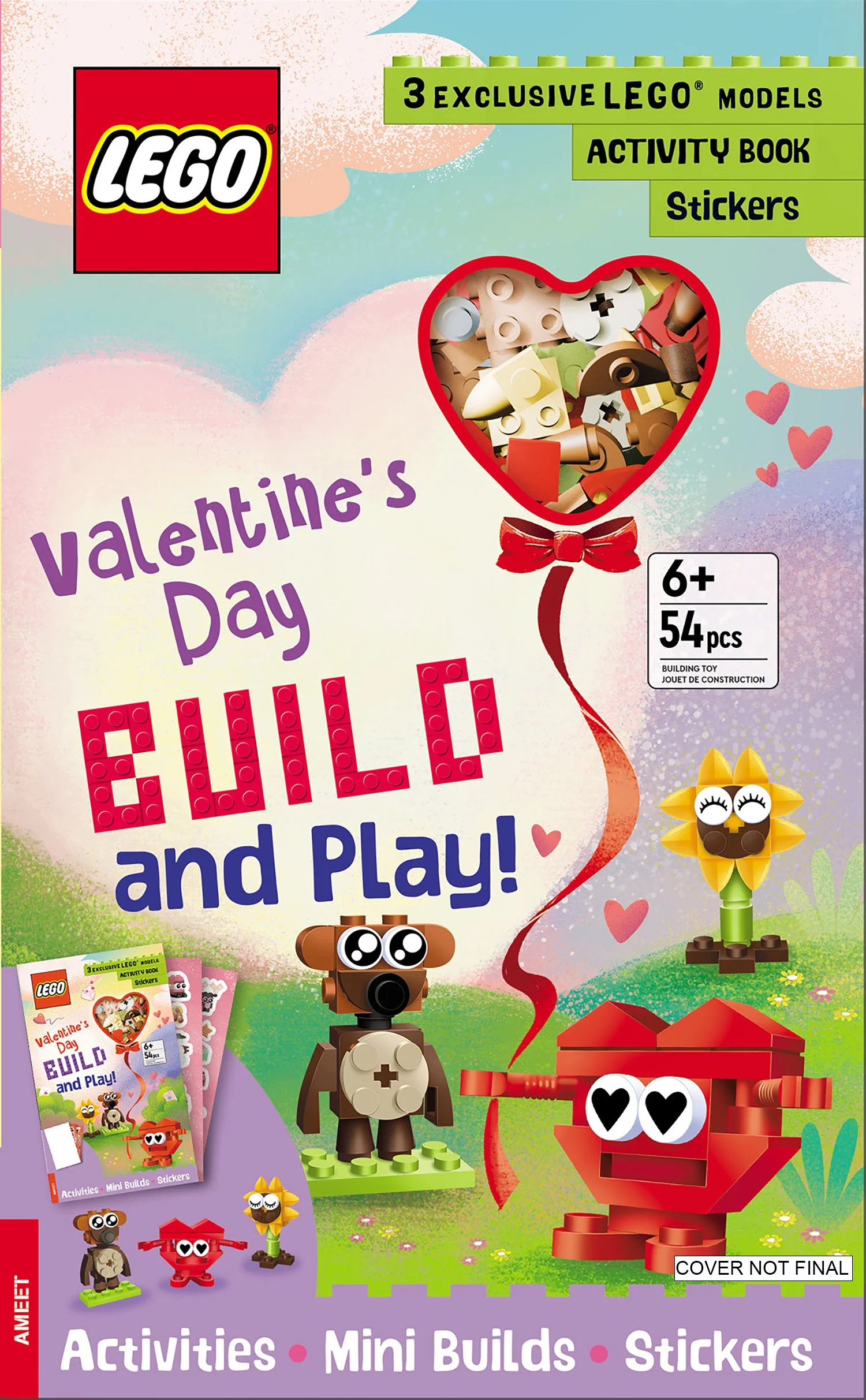 LEGO Valentine's Day Build and Play Box (Hardcover) | Walmart (US)