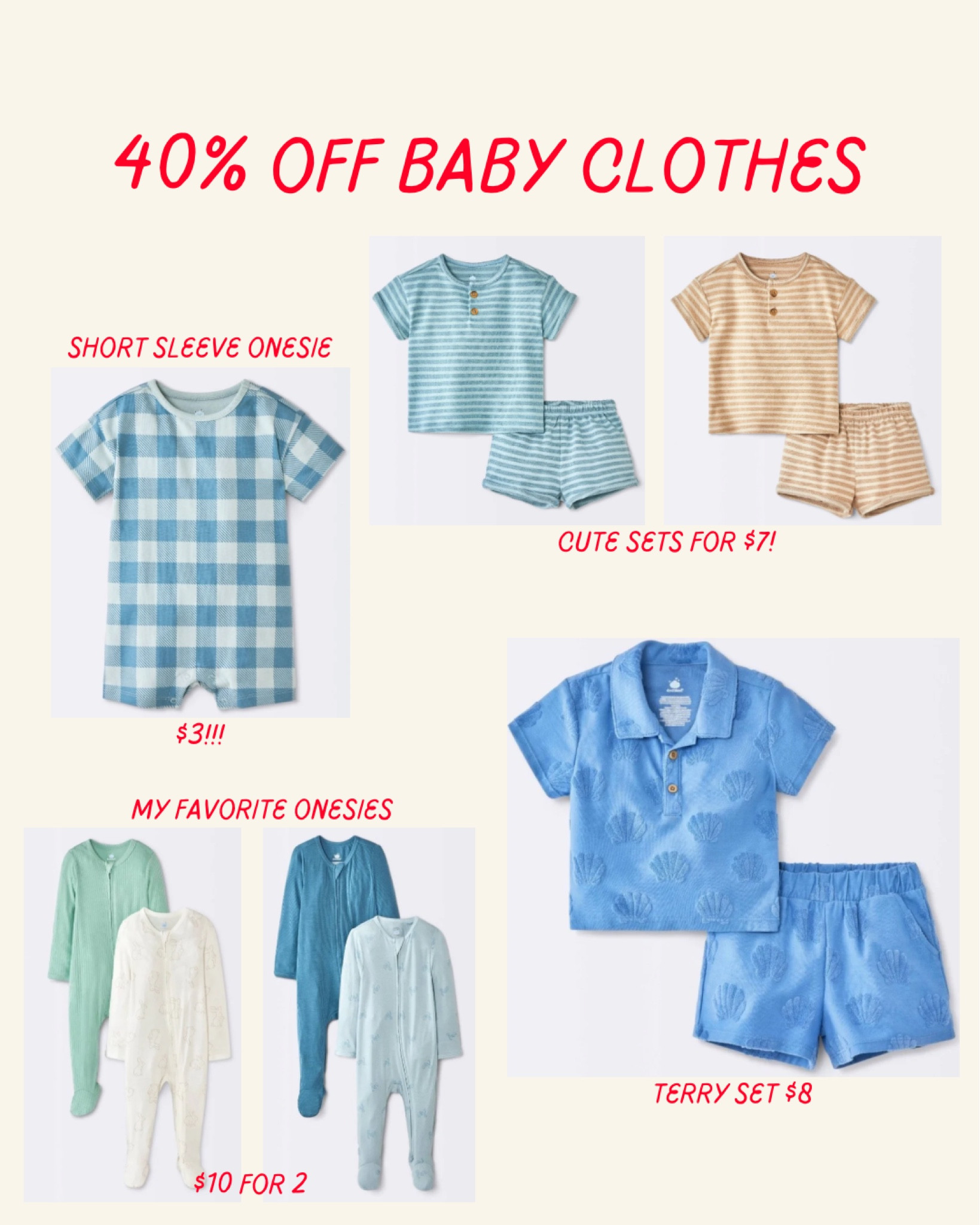 Target Deal Days! 40% off baby clothes! 

#LTKSaleAlert #LTKBaby #LTKKids