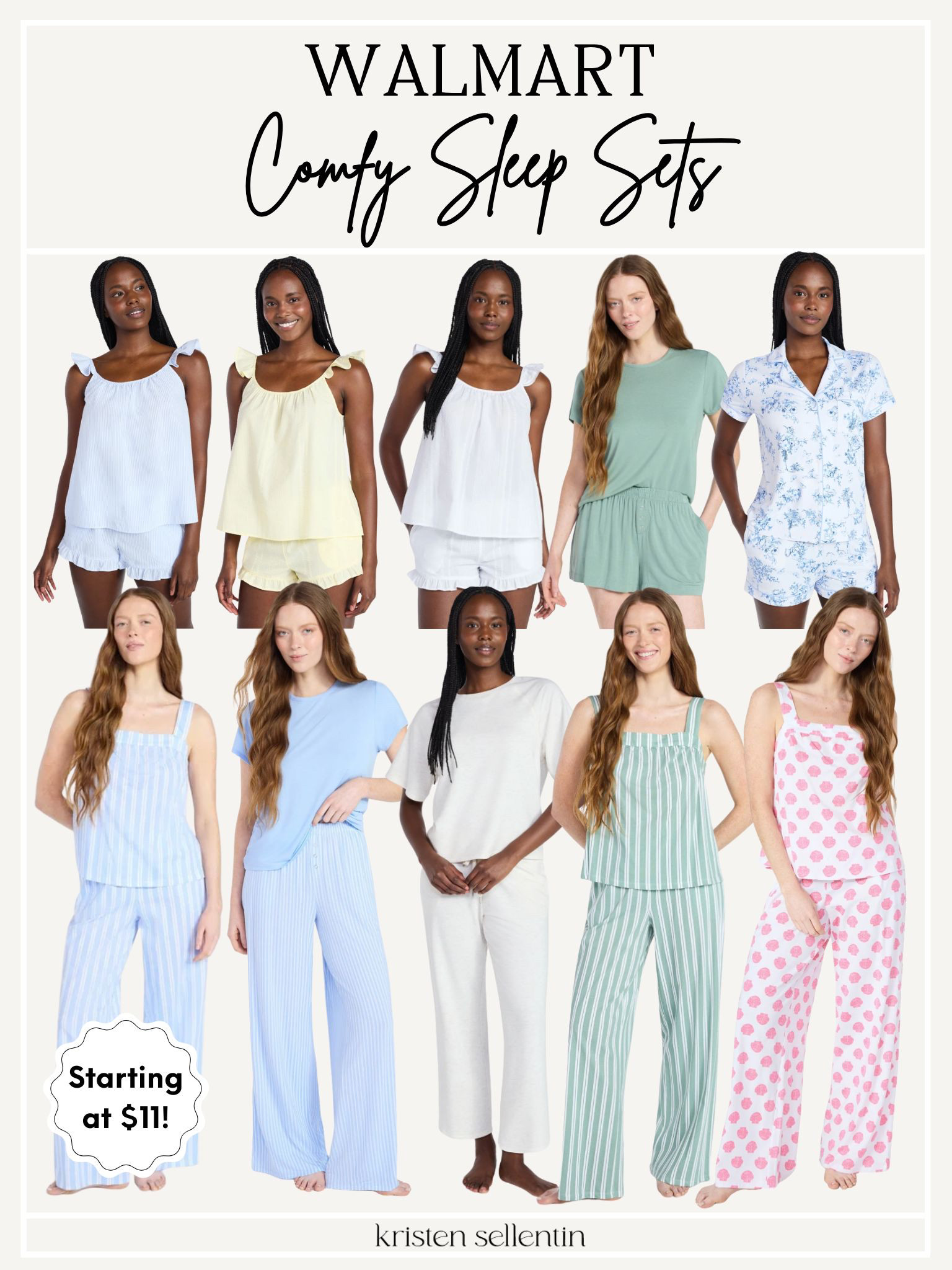 New! Comfy sleep sets @ Walmart! Starting @ just $11! 

 

#LTKmomlife #LTKselfcare #LTKSeasonal