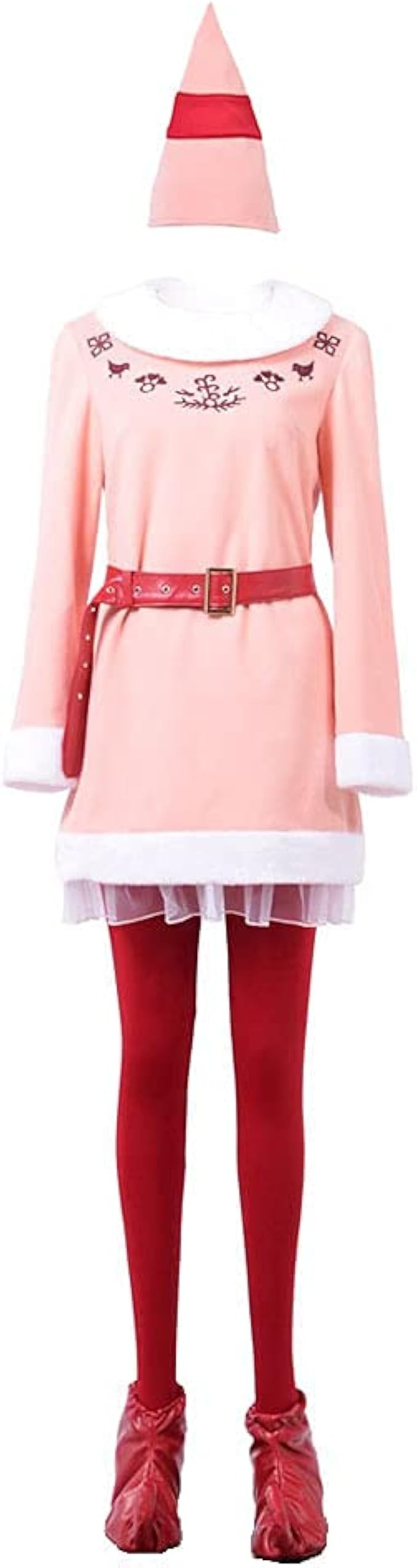 Lady Jovi Elf Costume Buddy Costume Halloween Christmas Cosplay Full Set | Amazon (US)