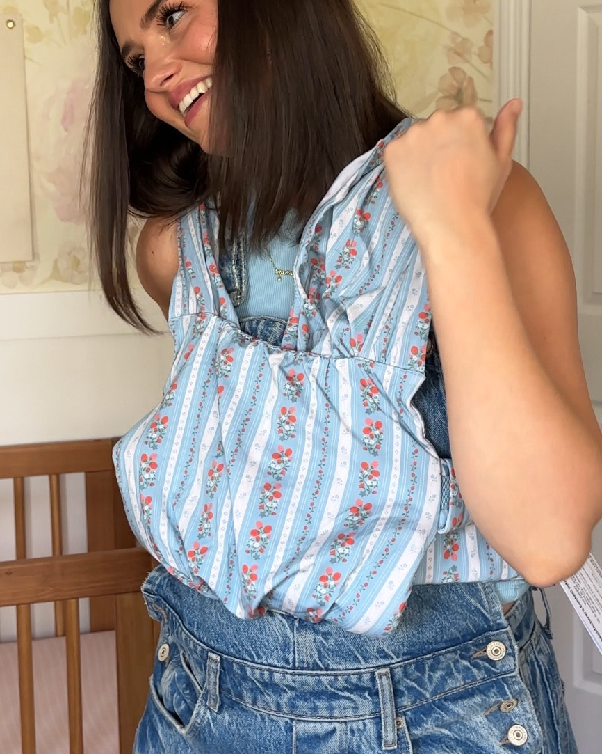 the most perfect structured wrap carrier 🥹🩵🍓 

#LTKmomlife #LTKBump #LTKBaby