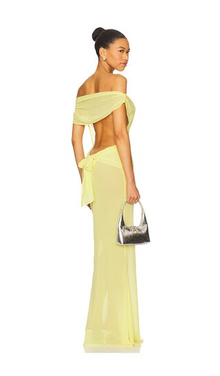 Khalo Maxi Dress in Yellow | Revolve Clothing (Global)
