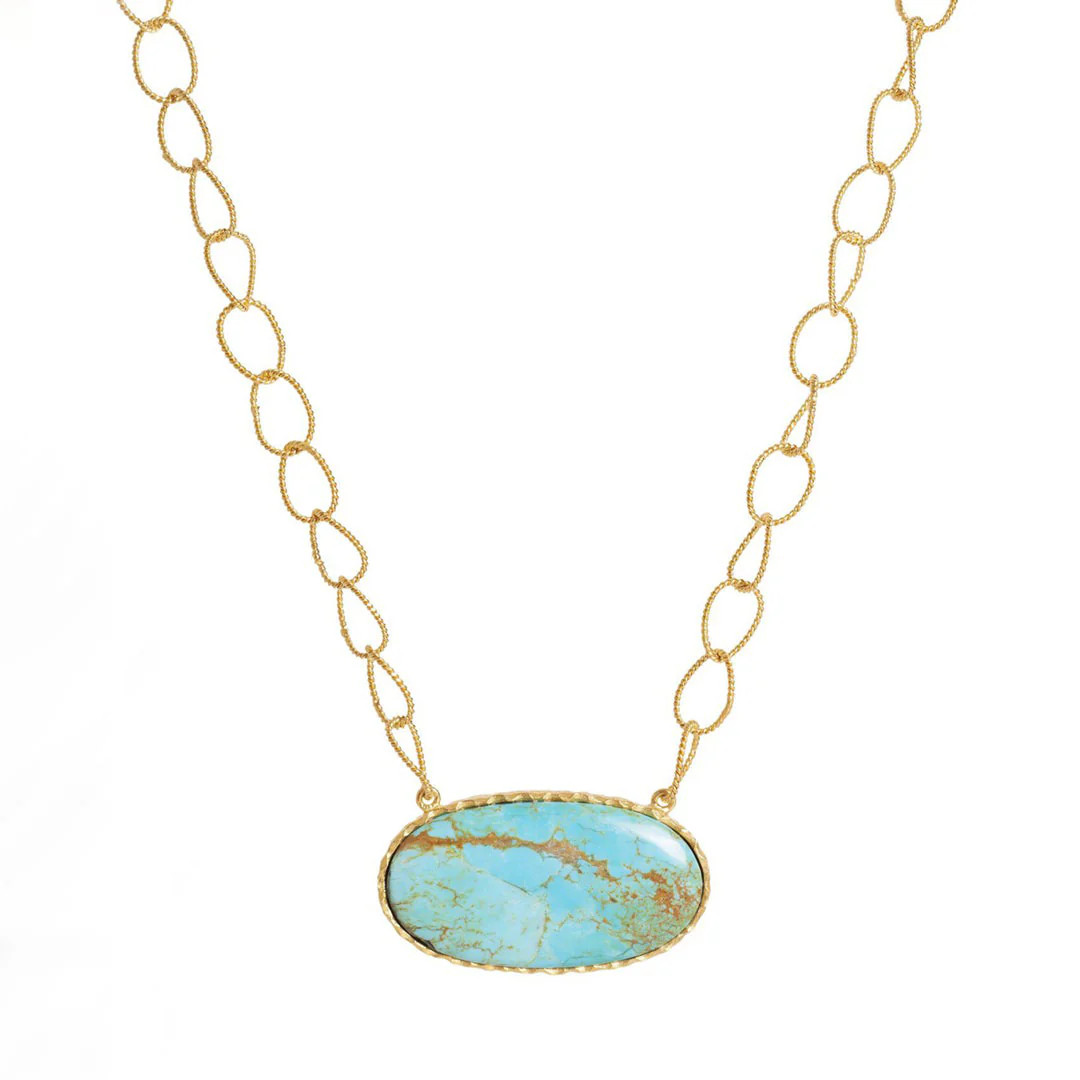 Simple Necklace - Turquoise | Christina Greene LLC