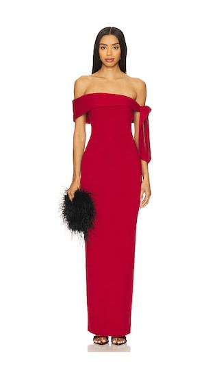 x REVOLVE Jaymes Maxi Dress in Deep Red | Revolve Clothing (Global)