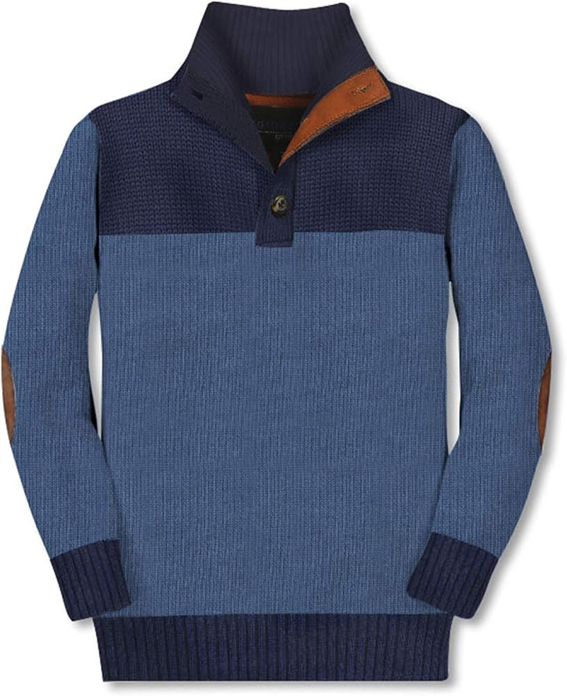 Gioberti Kids and Boys 100% Cotton Button Down Collar Knitted Pullover Sweater | Amazon (US)
