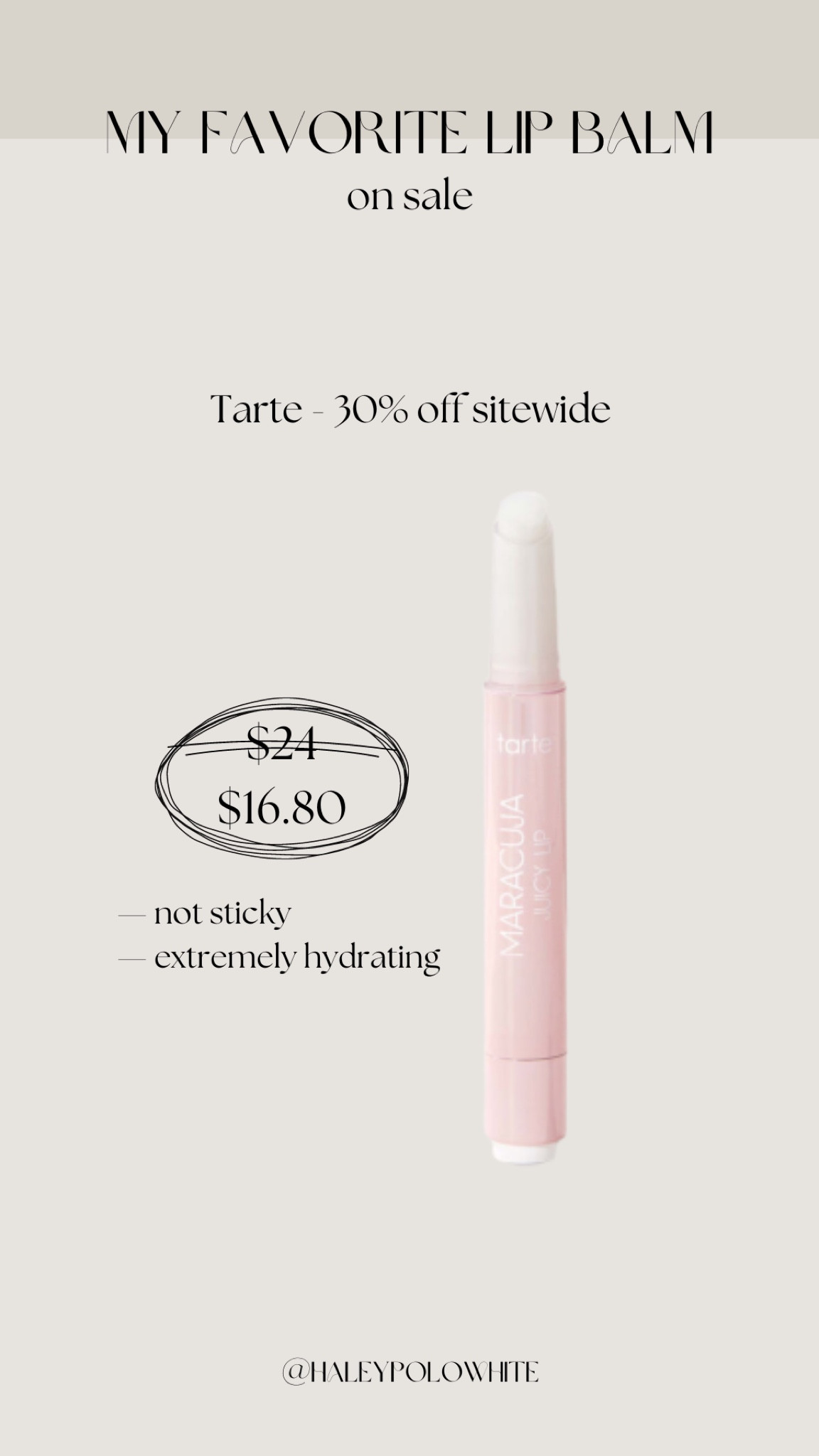 My favorite lip balm 30% off! I wear shade clear 🤍

#LTKbeauty #LTKSale #LTKsalealert