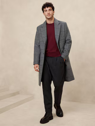 Wool-Blend Topcoat | Banana Republic Factory