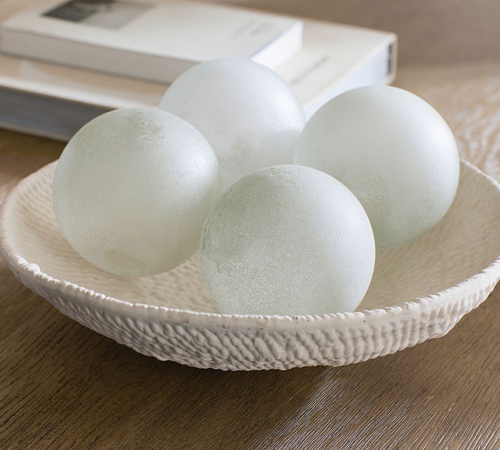 Frosted Glass Spheres | Pottery Barn (US)