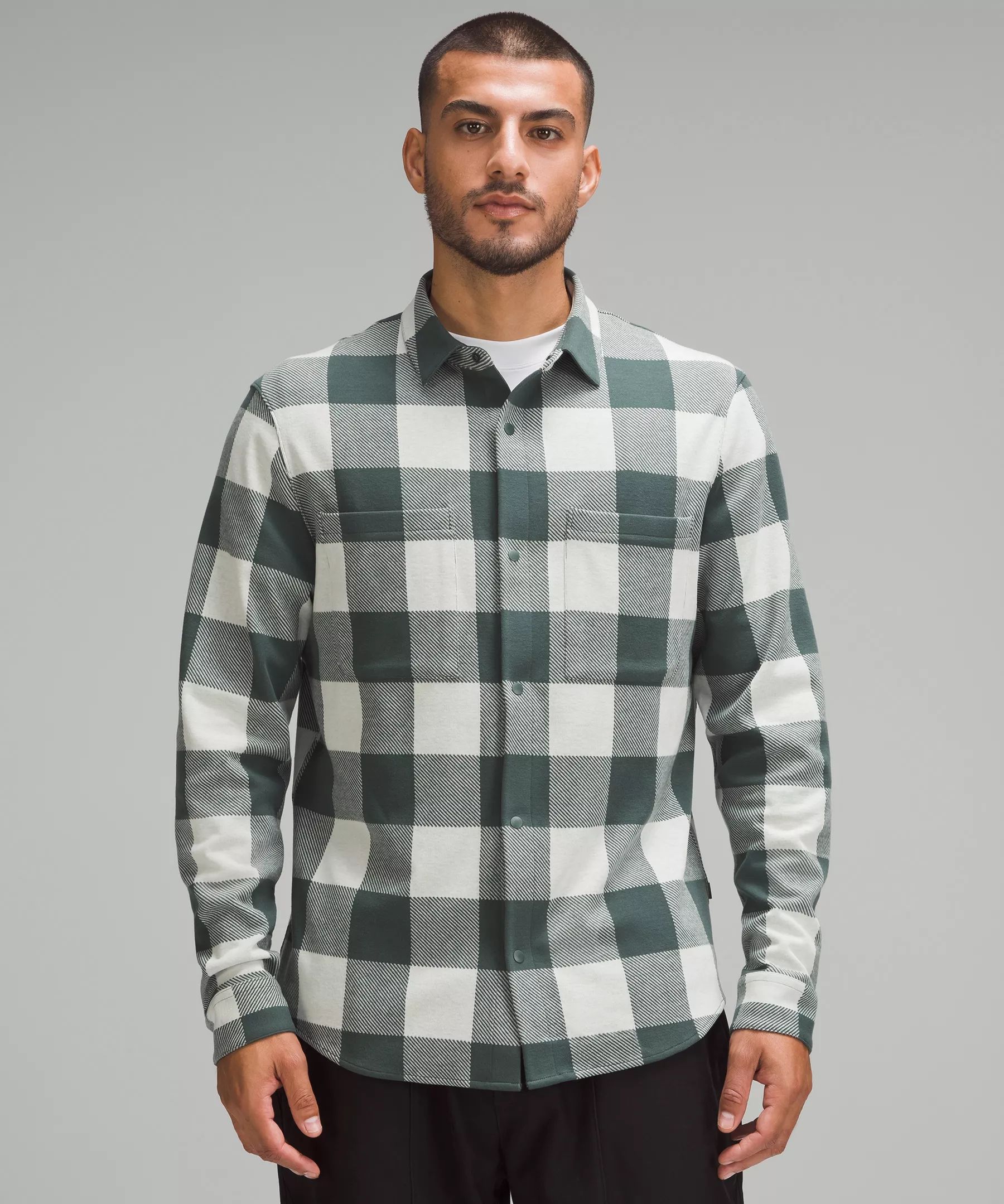 Soft Knit Overshirt | Men's Long Sleeve Shirts | lululemon | Lululemon (US)