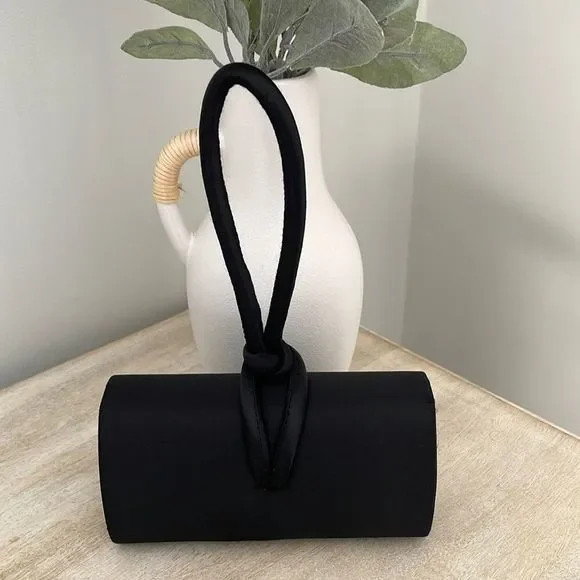 Sasha New York Vintage Satchel-Black Satin. | Poshmark