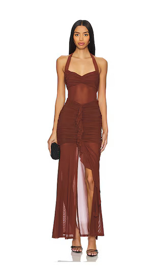 Tallula Maxi Dress in Espresso | Revolve Clothing (Global)