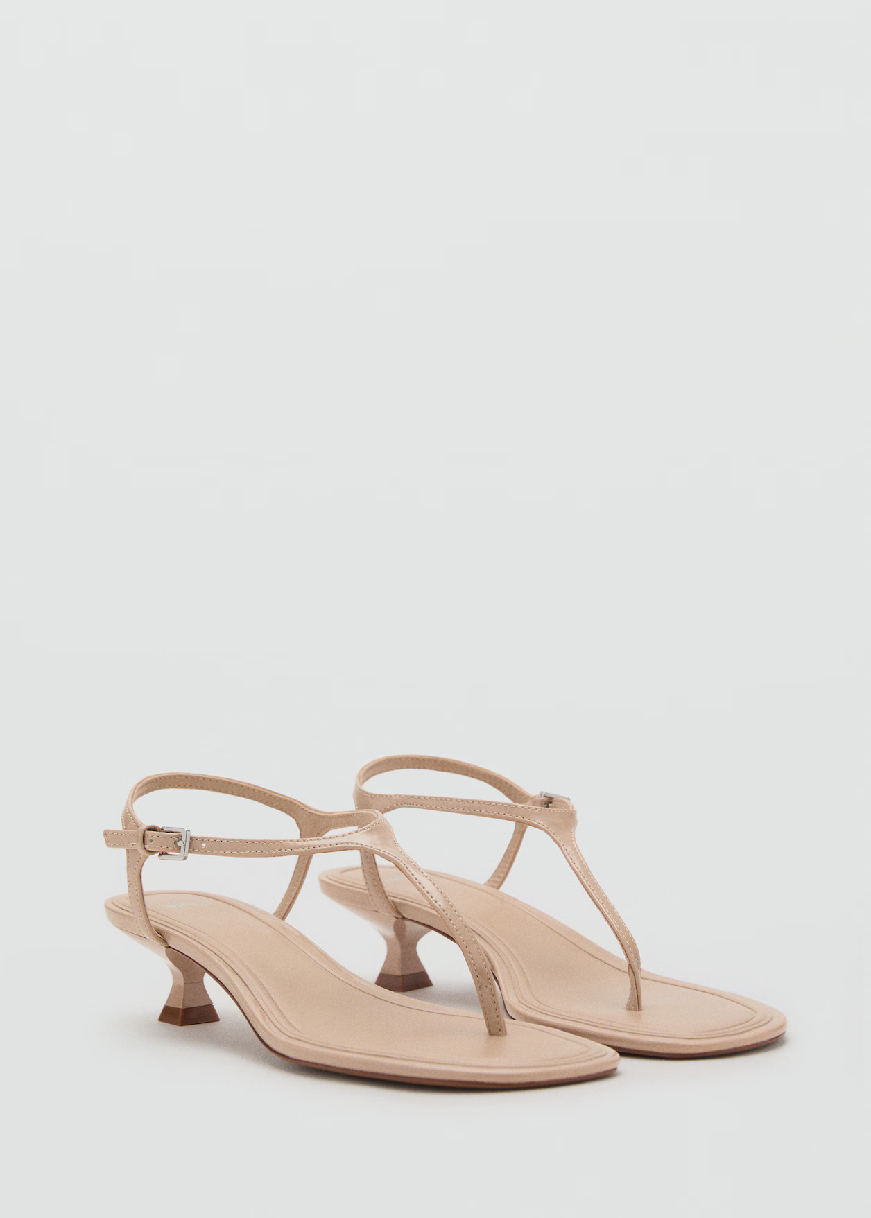 Kitten heel sandals with straps - Women | MANGO United Kingdom | MANGO (UK)