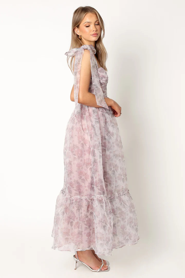 Floret Midi Dress - Dark Purple | Petal & Pup (US)