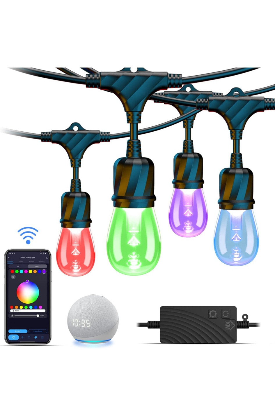 Outdoor string lights patio // Amazon // 

#LTKFind #LTKhome #LTKunder50