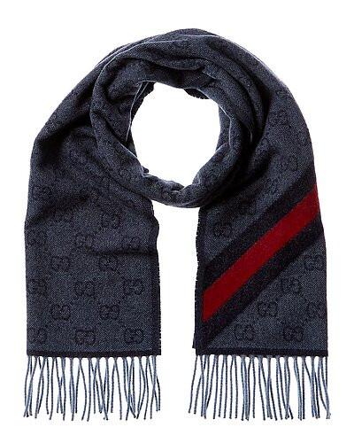 GG Web Nikky Wool Scarf | Rue La La