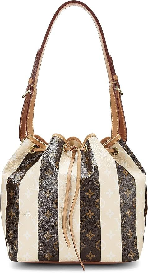 Amazon.com: Louis Vuitton, Pre-Loved Monogram Canvas Cream Rayures Noé Petite, Cream : Luxury St... | Amazon (US)