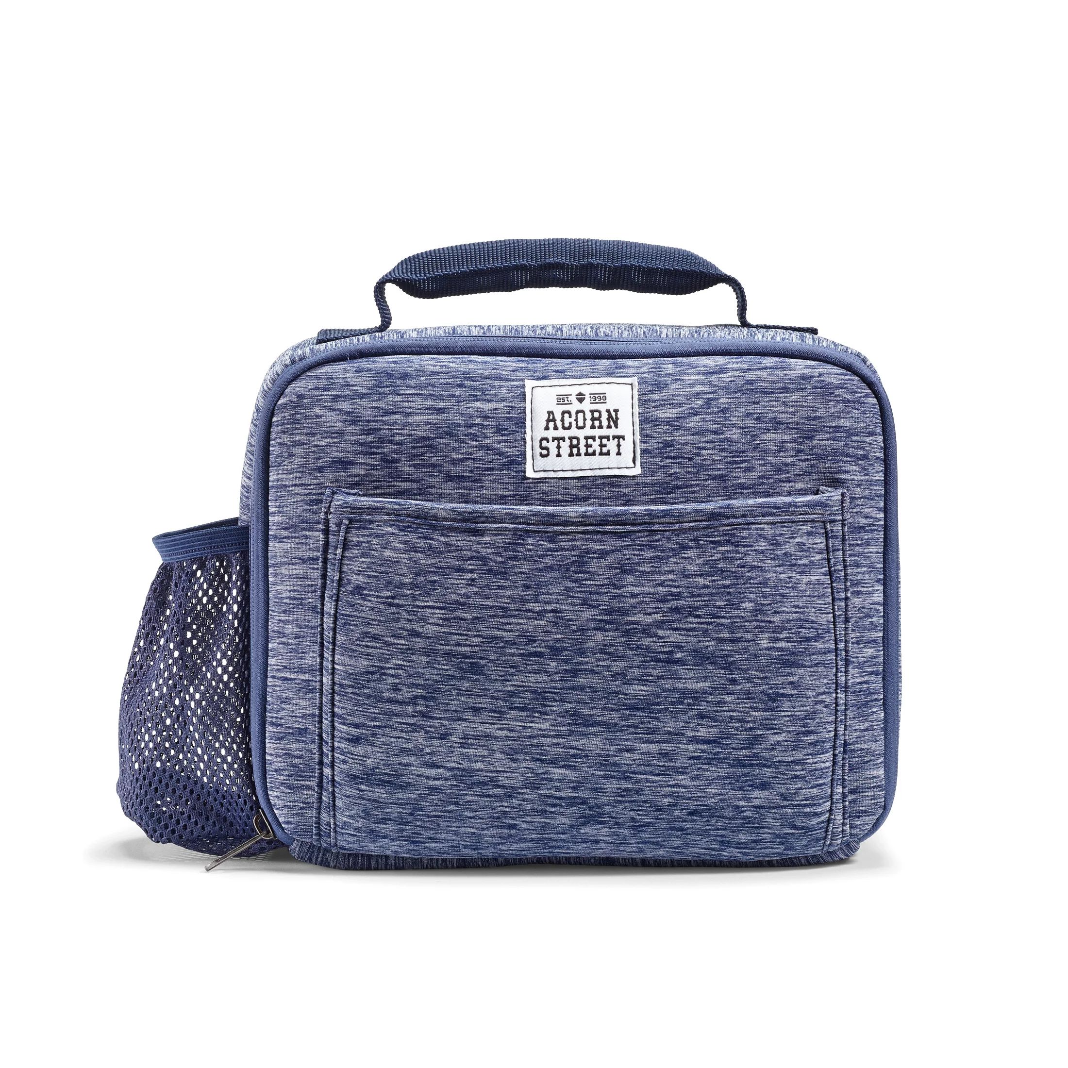 Acorn Street Neoprene Thermal Insulated Lunch Bag for Adults and Kids, Navy - Walmart.com | Walmart (US)