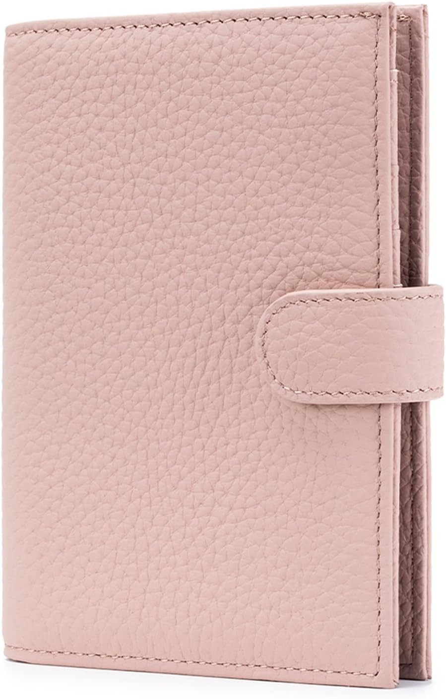 Karmiir RFID Passport Holder Travel Wallet for Women, Leather Passport Cover Wallet with Card Holders SIM Slots,Zippered Coins Pocket and Cash Slot Slim Compact Travel Wallet (Pink) | Amazon (US)
