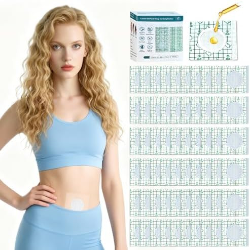 Castor Oil Patches, 60PCS DIY Castor Oil Pack Wrap, Belly Button Patch, Disposable Belly Button P... | Amazon (US)