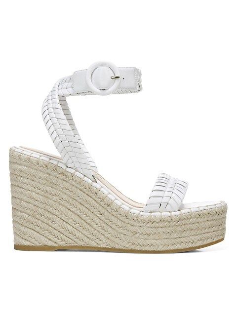 Rilla Leather Espadrille Platform Wedge Sandals | Saks Fifth Avenue