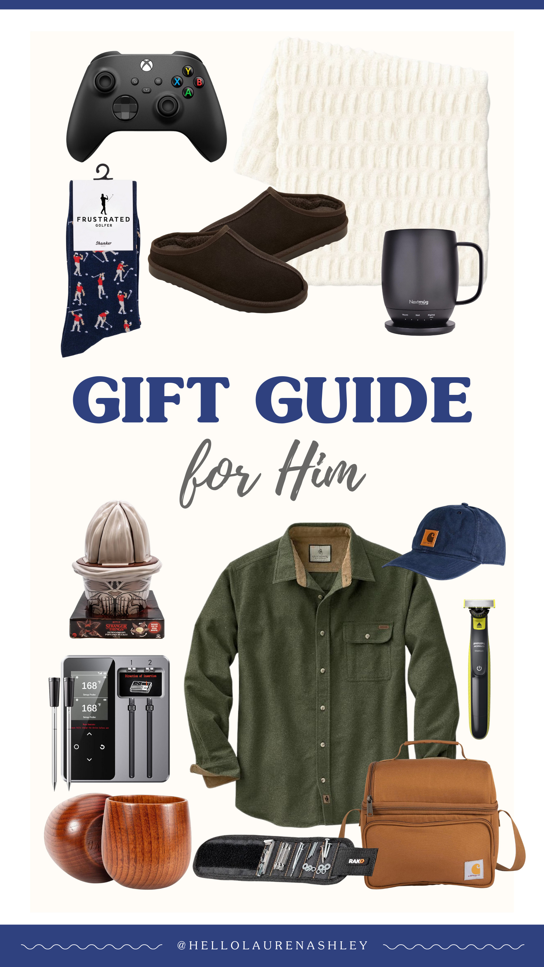 Holiday gift ideas for him that he will love! We're talking cozy throws, practical tech gear, comfortable slippers, and thoughtful picks he'll use all season long. Find the perfect present for the guy on your list! 🎄 #giftguideforhim #holidayshopping #mensgifts #giftideas 

 #LTKGiftGuide #LTKHoliday #LTKMens