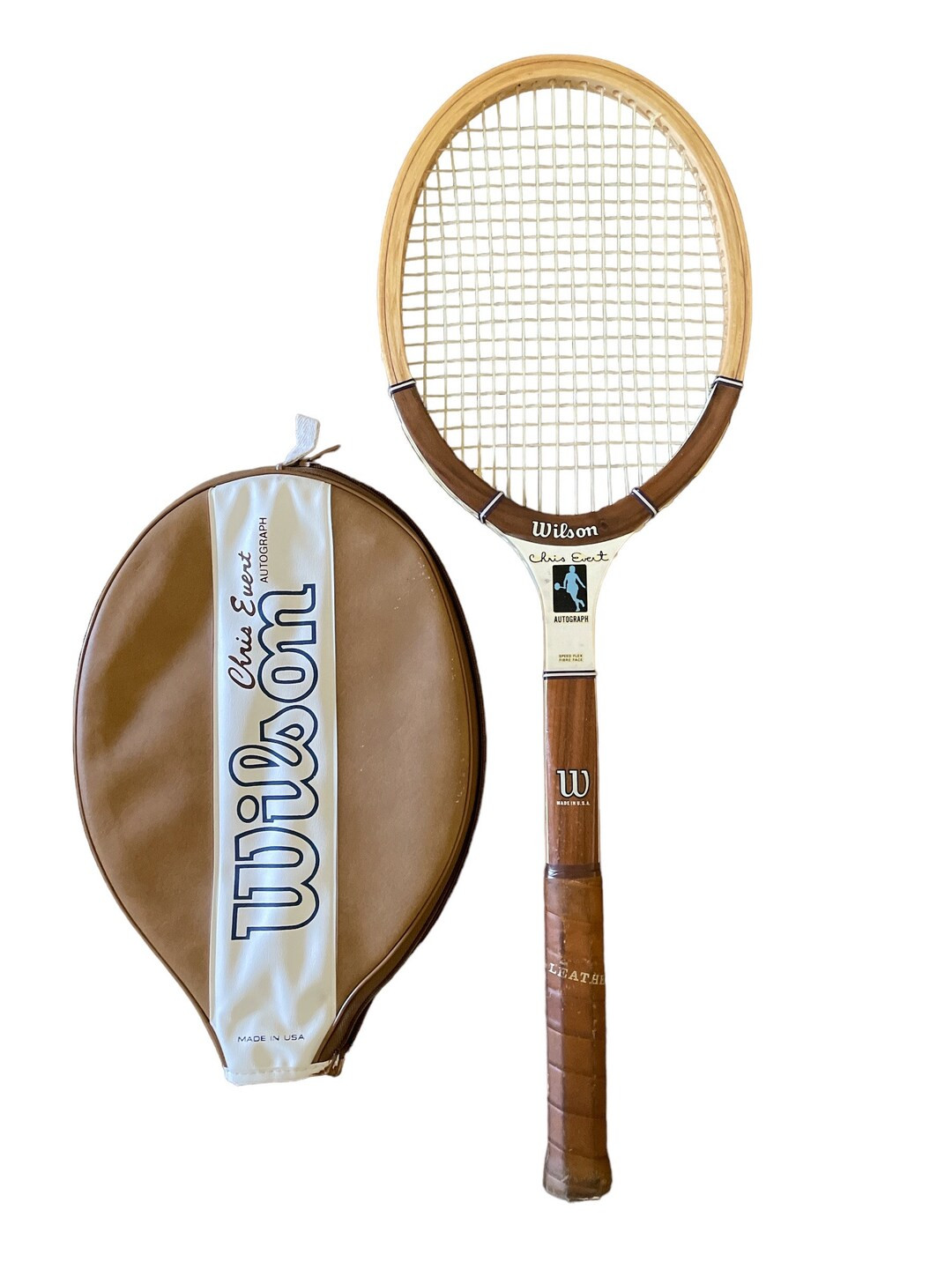 True Vintage Wilson Chris Evert Autograph Speed Foex Fibre Face Made in the USA Wood Tennis Racqu... | Etsy (US)